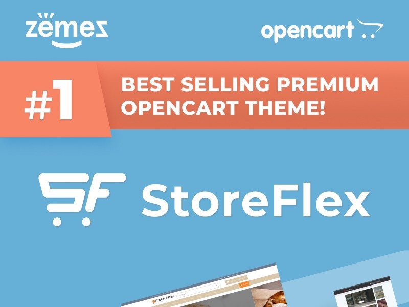 StoreFlex szablon opencart sklepu internetowego 2020